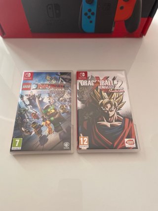 Nintendo Switch con juegos y accesorios