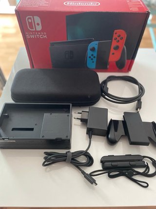 Nintendo Switch con juegos y accesorios