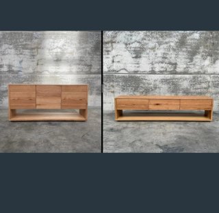 Set Alguema Mueble tv y aparador 3 puertas