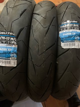 Neumático Deli Tire 110/70-17 M/C RAZOR XP