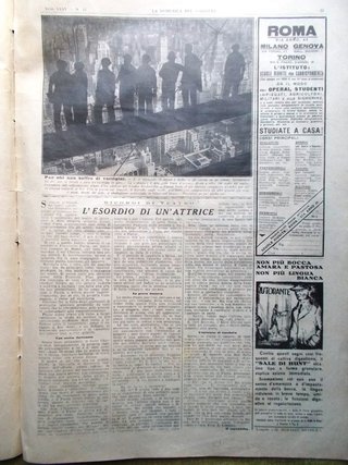 La Domenica del Corriere nr. 13 del 26 Marzo 1933