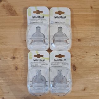 Tetinas Twistshake XS 0-m (2 unidades)