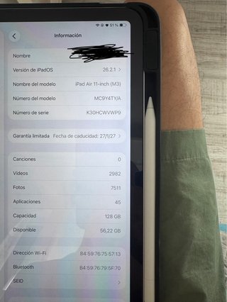 iPad Air 11 Plata