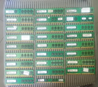 Lote Memorias RAM DDR2 .