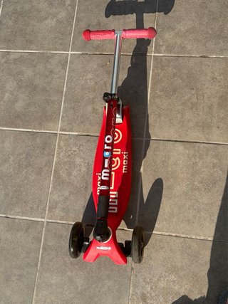 Patinete Micro Maxi con luces y plegable. Poco uso