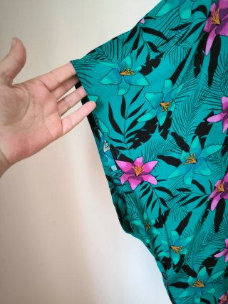 Jumpsuit Oversized M Undiz Estampado Floral