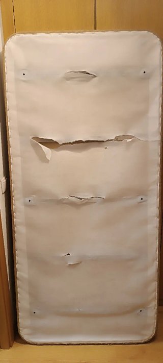 Base tapizada beige 90x190