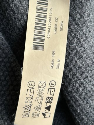 Suéter Massimo Dutti Gris Texturizado