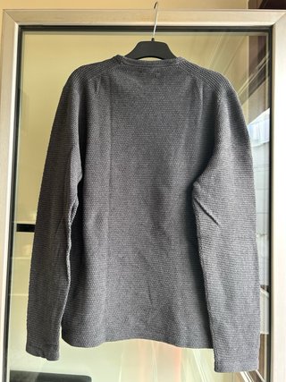 Suéter Massimo Dutti Gris Texturizado