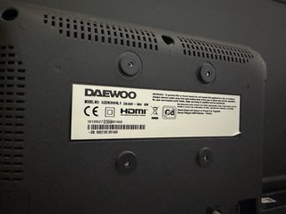 Televisor Daewoo de 32 pulgadas Negro