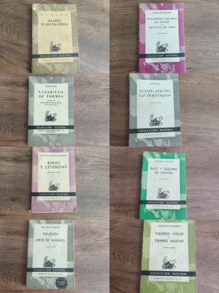 Colección 19 libros de bolsillo Austral