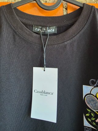 Camiseta Casablanca Negra Hombre