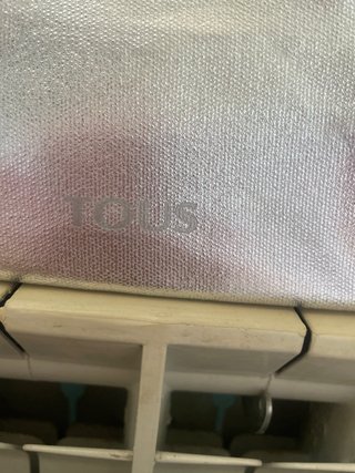 Neceser Tous Gris Plata y Blanco Nuevo