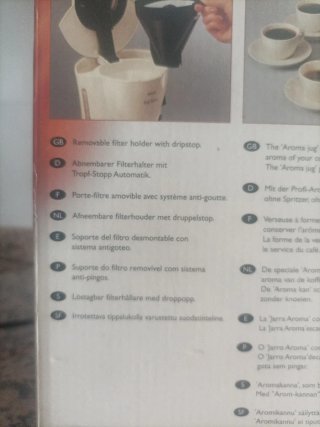 Cafetera Philips HD 7600