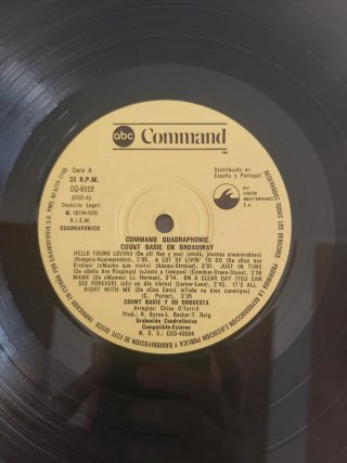 Disco Vinilo Count Basie en Broadway
