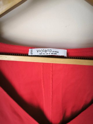 Vestido Mango Vermelho Tamanho XXL