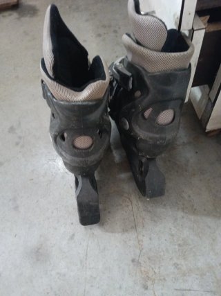 Patines en línea negros