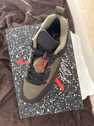 Jordan Spizike Low Marrón Verde