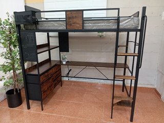 Litera Metálica Juvenil + Escritorio y Cajones