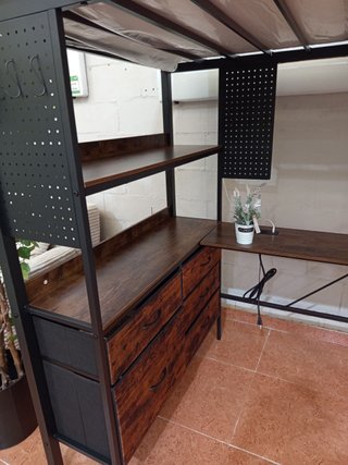 Litera Metálica Juvenil + Escritorio y Cajones