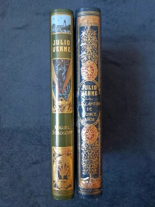 2 Libros Colección Julio Verne RBA Edición de Lujo