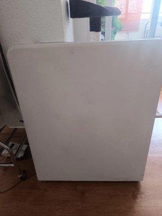 Mesa plegable camping/terraza blanca