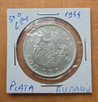 Moneda Plata 100000 Lei Rumanía 1946