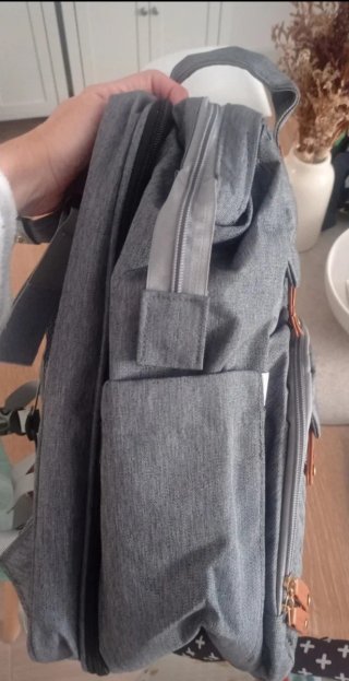 Mochila para bebé gris