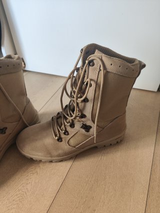 Botas militares beige
