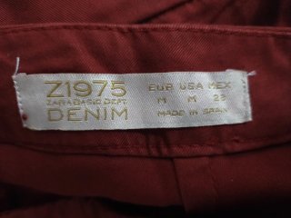 Zara Shorts Tiro Alto Rojo