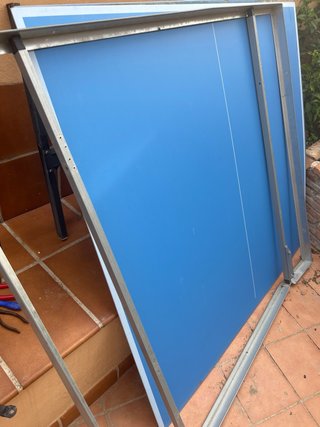 Soporte metálico para mesa ping pong
