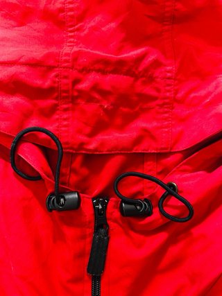 Chaqueta Cortavientos Tommy Hilfiger Roja Vintage