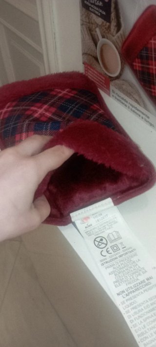 Scaldotto Tartan Borsa Acqua Calda Elettrica
