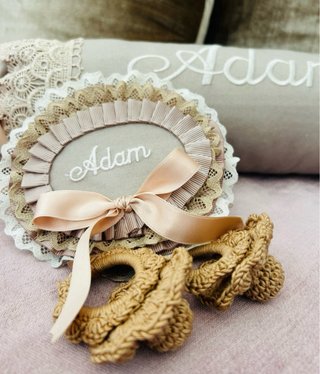 Decoración colgante bebé personalizada