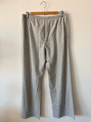 Pantalón ancho Stradivarius gris