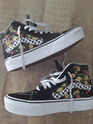 Zapatillas Vans Plataforma Florales
