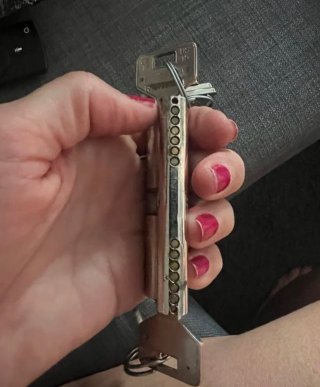 Bombín de seguridad con 5 llaves