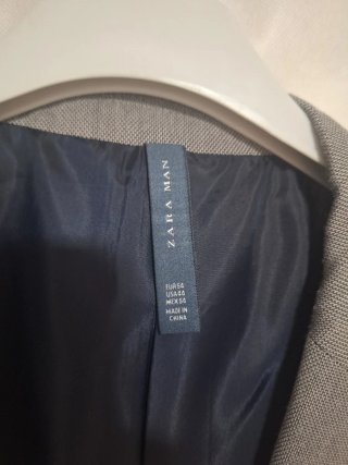 Americana Zara Gris Hombre