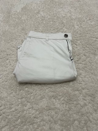 Pantalón corto niño chino blanco
