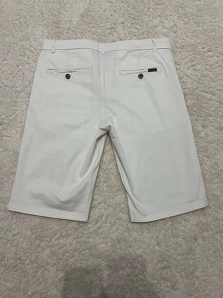 Pantalón corto niño chino blanco