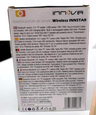 Altavoz Bluetooth Innova INNSTAR FM