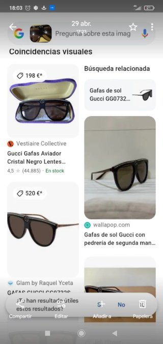 Funda de tela morada Gucci