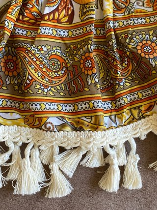 Vestido India Seda Artificial y Poliéster