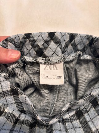 Falda pantalón niña cuadros