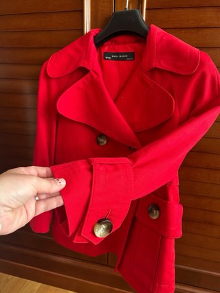 Cazadora Zara Roja Talla S