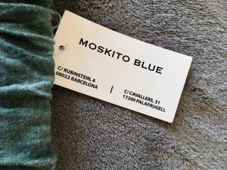 Falda Moskito lentejuelas verde talla única