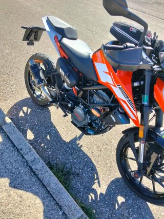 KTM Duke 125 Naranja/Negra