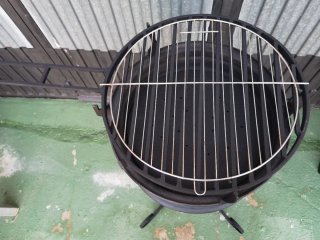 Barbacoa de hierro fundido