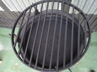 Barbacoa de hierro fundido