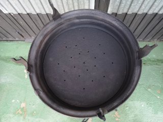 Barbacoa de hierro fundido
